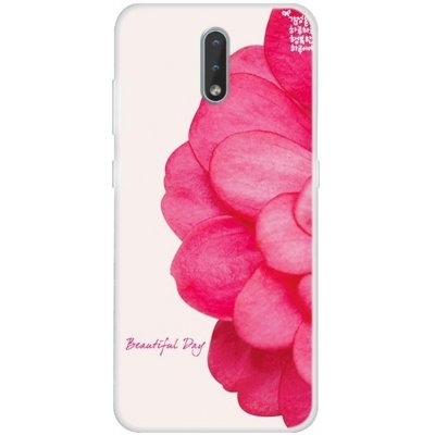 Printy gelový obal na mobil Nokia 2.3 - růžové listy květu – Zboží Živě