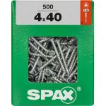 Spax Uni vrut zápust.hlava T-Star+ T20 4CUT část.závit Wirox 4 x 40 mm 500 ks – Hledejceny.cz