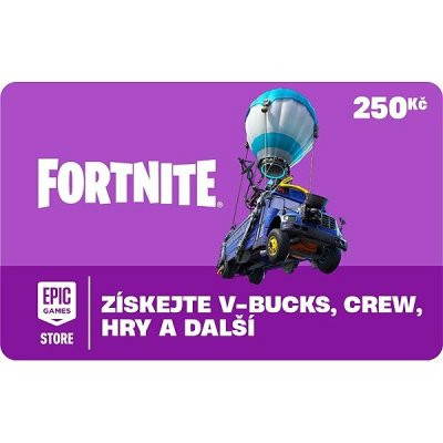 Fortnite Dárková karta 250Kč – Zboží Živě