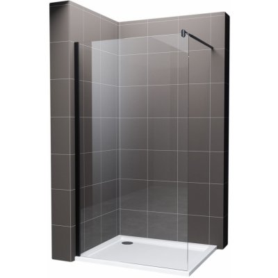 Hagser Bertina sprchová zástěna walk-in 120 cm černá matný/průhledné sklo HGR30000022 – Hledejceny.cz