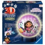 Ravensburger 3D puzzle svítící Gabby’s Dollhouse 72 ks – Zboží Dáma