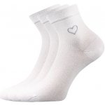 Lonka 3PACK dámské ponožky Filiona bílá – Sleviste.cz