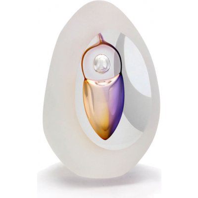 Artcristal Bohemia Broušené těžítko trojbrus - dekor 07 Barva: Zlatý topaz / Ametyst, Výška: 7 cm – Hledejceny.cz