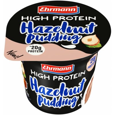 Ehrmann High Protein Pudding Hazelnut 200 g – Zboží Mobilmania