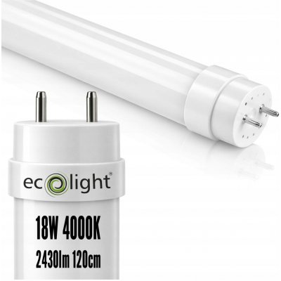 Berge LED trubice T8 18W 120cm high lumen 2340lm neutrální bílá – Sleviste.cz