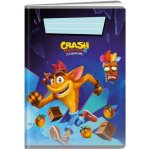 Argus Školní Sešit linkovaný s okrajem 544 Crash Bandicoot Boy A5 – Zboží Dáma