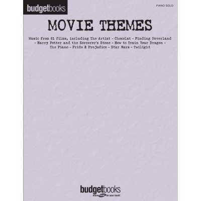 BUDGETBOOKS MOVIE THEMES filmové melodie klavír sólo – Zboží Dáma