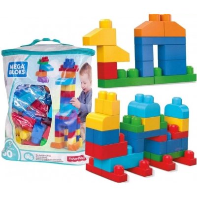 Mega Bloks First Builders Big Building bag boys 60 ks – Zboží Dáma