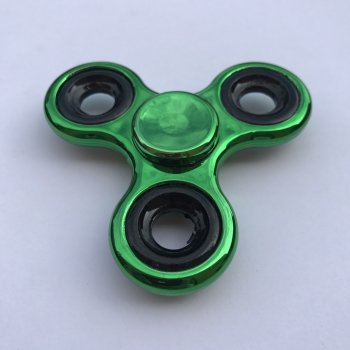 Fidget spinner ZELENÝ METAL