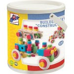 Woody 90895 Constructor v kyblíku 130 ks – Zboží Dáma