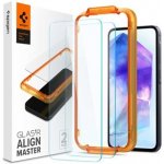 Spigen Glass tR AlignMaster 2 Pack - Samsung Galaxy A55 AGL07775 – Zboží Živě