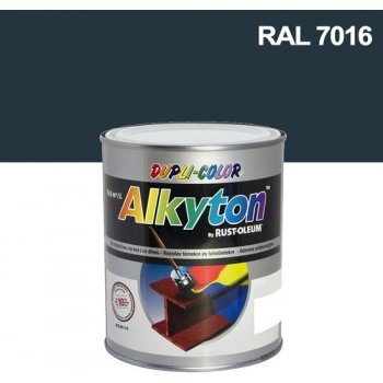 Alkyton hladký lesklý RAL 7016 antracitová šedá 0,75 l