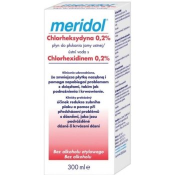 Meridol Chlorhexidine 0,2 % ústní voda 300 ml