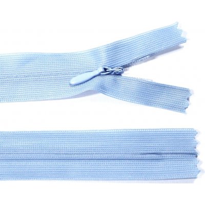 Spirálový zip no.3 skrytý nerozepínací 22cm - více barev color: 568 nebeská modrá – Hledejceny.cz