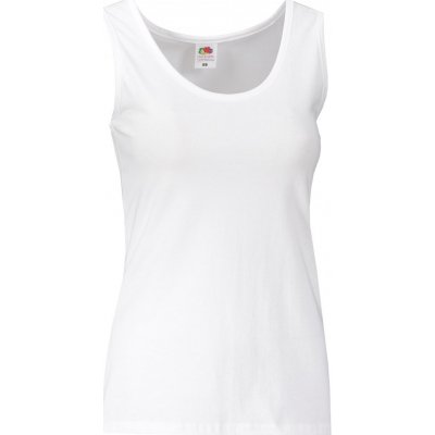 Fruit of the Loom VALUEWEIGHT VEST LADY FIT White