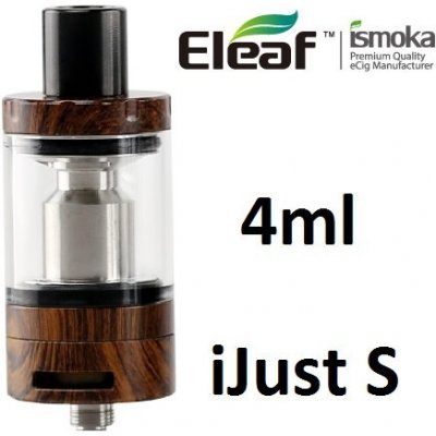 Eleaf Clearomizér iJust S Wood 4ml – Hledejceny.cz