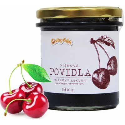 Ovocňák Višňová povidla neslazená 380 g – Zboží Dáma