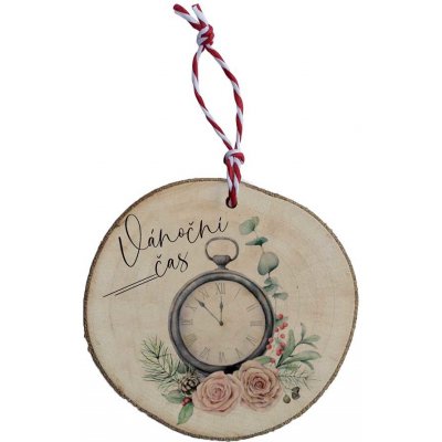 Bohemia Gifts Dřevěná vánoční ozdoba Vánoční čas – Hledejceny.cz