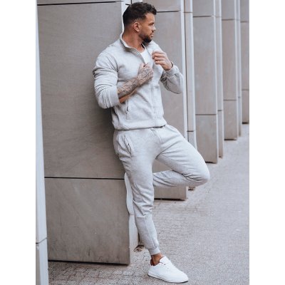 Dstreet světle šedá pánská tepláková souprava AX0732 – Zboží Mobilmania