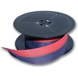 Barvicí páska pro psací stroje DIN 1, 13 mm x 10 m, červeno - černá, 1 cívka, POH1C, ARMOR