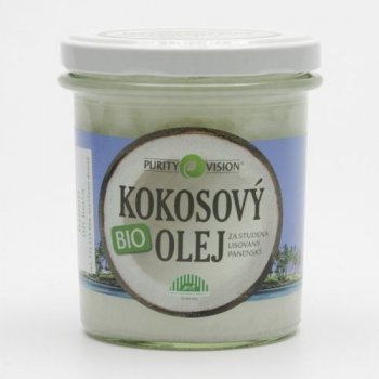 Purity Vision Bio Panenský kokosový olej lisovaný za studena 600 ml