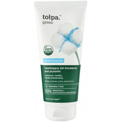 Tołpa Green Cotton micelární sprchový gel s hydratačním účinkem 200 ml