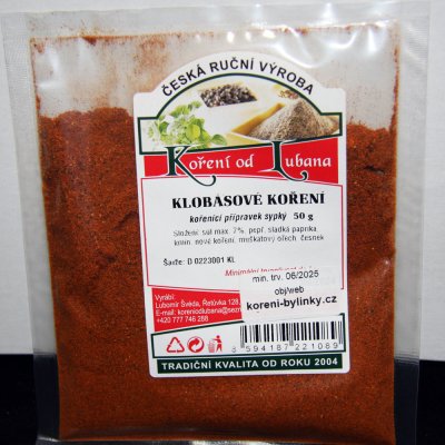 Kořeni od Lubana Klobásové koření 50 g – Zboží Dáma