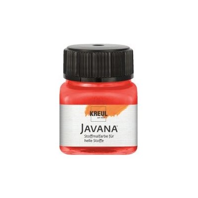 Barva na světlý textil JAVANA 20 ml červená