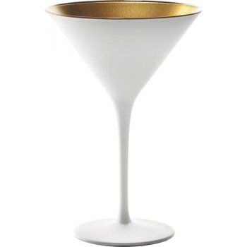 Stölzle Elements Koktejlová sklenice bílá zlatá 6 x 240 ml