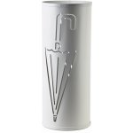Mondex Kovový stojan na deštníky Cedric White Umbrella, 49,5x20 cm – Zboží Dáma