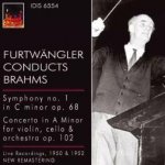 Johannes Brahms: Furtwängler Conducts Brahms Symphony No. 1 In C Minor, Op. 68 Concerto In A Minor For Violin, Cello & Orchestra, Op. 10 2 CD – Hledejceny.cz