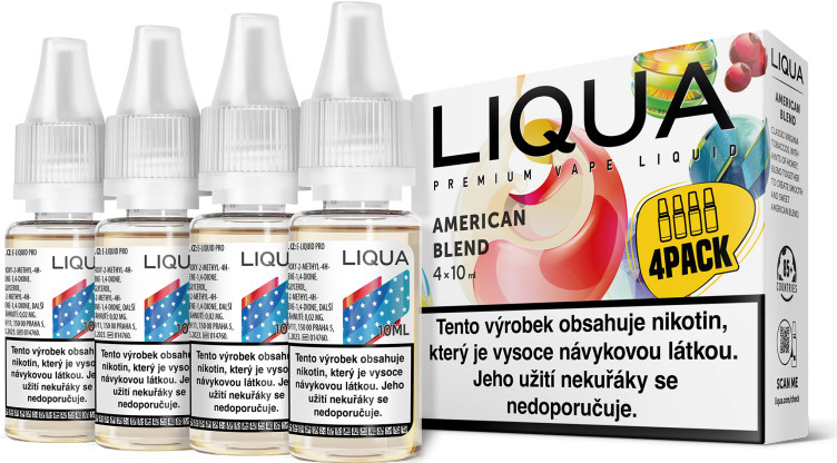 Ritchy Liqua Elements 4Pack American Blend 4 x 10 ml 12 mg od 338 Kč -  Heureka.cz