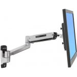 ERGOTRON LX Sit-Stand Wall Mount LCD Arm, Polished - flexibilní nástěnný držák pro minitory max. 43" (45-353-026) – Zboží Živě