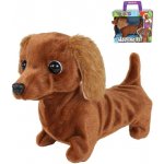 Mikro Trading Take Me Home jezevčík plyšový 19 cm na baterie se zvukem – Hledejceny.cz