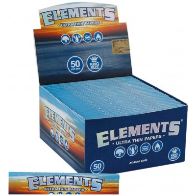 Elements Blue King Size papírky 33 ks – Hledejceny.cz