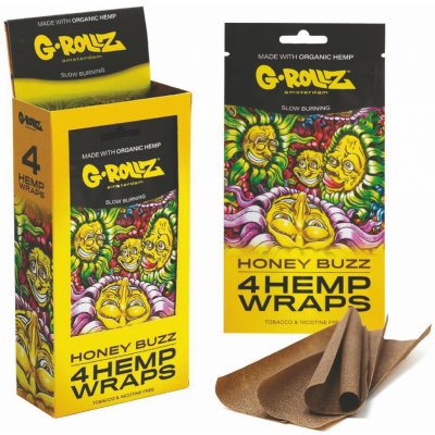 Grollz Hemp Wrap konopný blunt honey buzz 4 ks – Zboží Dáma