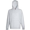 Pánská mikina Fruit of the Loom Mikina Lightweight Hooded Sweat s kapucí, raglánová COT-16214061001 Melír šedá