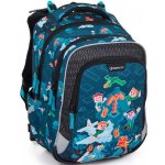 Bagmaster Lumi 24 E kostičkový svět modrá – Zboží Mobilmania