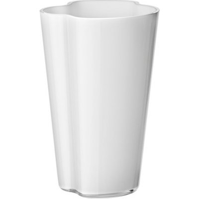 Skleněná váza Alvar Aalto White 22 cm Iittala – Zboží Dáma