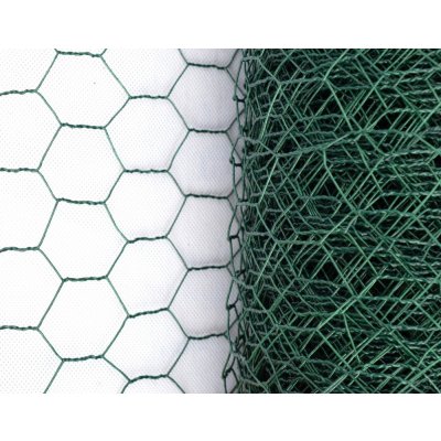 Králičí pletivo chovatelské, zelené (PVC), oko 16 mm, 100 cm výška, role 25 m – Zboží Mobilmania