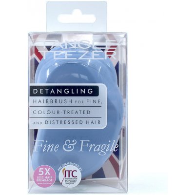 Tangle Teezer The Original Fine & Fragile Powder Blue Blush kartáč na vlasy – Zboží Mobilmania