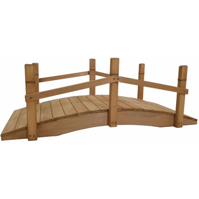 Krušnohorský nábytek Masivní dekorativní mostek 1M301 71 x 32 x 27 cm s nátěrem – Zboží Dáma