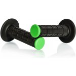 MOTION STUFF motokrosové rukojeti Advanced černé/zelené (half-waffle) | Zboží Auto