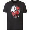 Pánské pyžamo Spiderman pánské pyžamové triko kr.rukáv černé