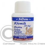 MedPharma Křemík 30 mg +Biotin + Paba 37 tablet – Hledejceny.cz