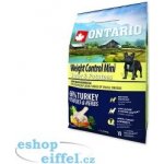 Ontario Mini Weight Control Turkey & Potatoes 2,25 kg – Hledejceny.cz