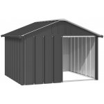 vidaXL Psí bouda antracitová 116,5 x 103 x 81,5 cm pozinkovaná ocel 9799.171540 – Zboží Dáma