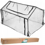 Flo Fóliovník 60 x 120 x 80 cm průhledný a černý – Zboží Dáma