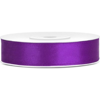 Stuha saténová FIALOVÁ, 12 mm x 25 m – Sleviste.cz