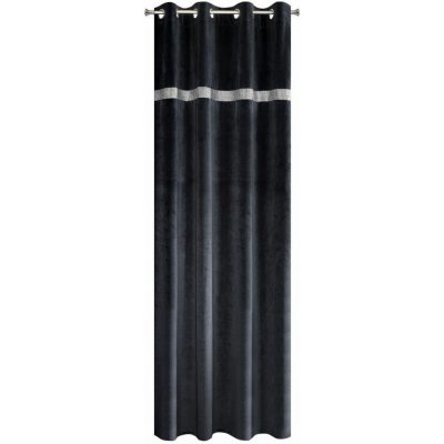 HOTOVÝ ZÁVĚS FEBA 140X250 CM ČERNÁ – Hledejceny.cz